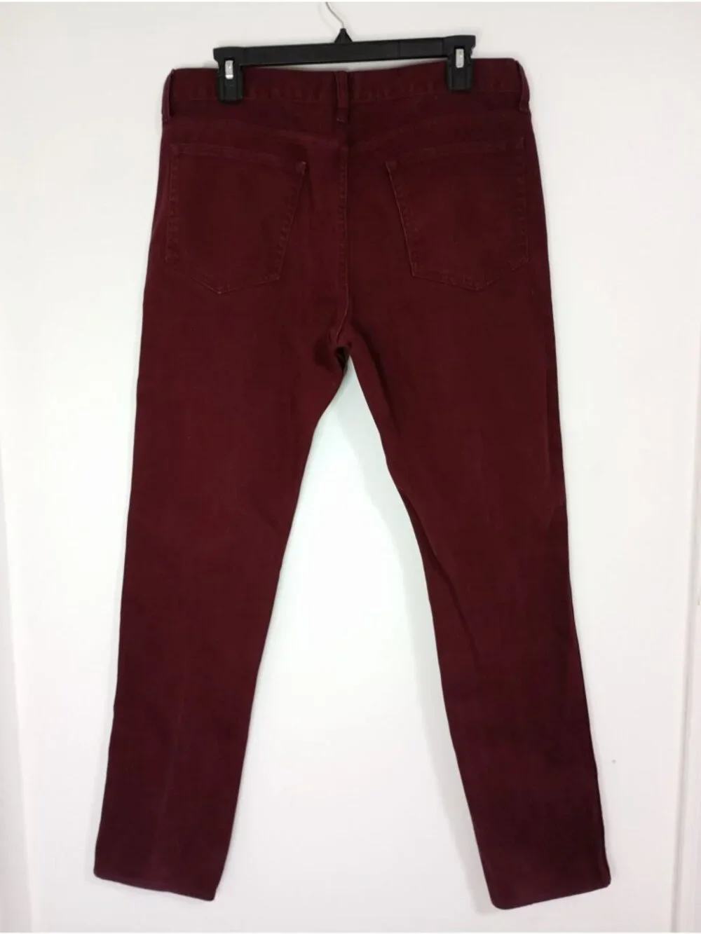 J.Crew Mens The Sutton Corduroy Pants In Burgundy Size 32x32